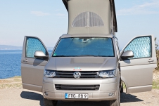 ISOLITE Inside für Kabinenfenster, 3-teilig, VW T6 mit Sensoren im Innenspiegel